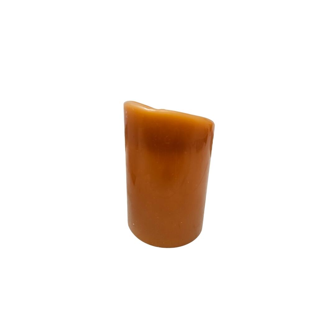 Lot of 6 Luminara Orange Pillar Battery Operated Flame Candles Fall Decor - Picture 4 of 4